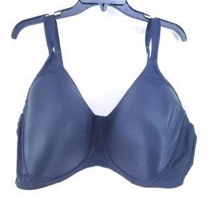 Leading Lady The Brigitte Full Coverage Bra Size 52DD Black Wirefree Molded Padd